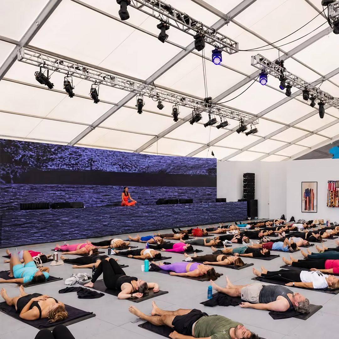 White Aluminum Atrium Tent Opt - Yoga Fitness Retreat recension och pris