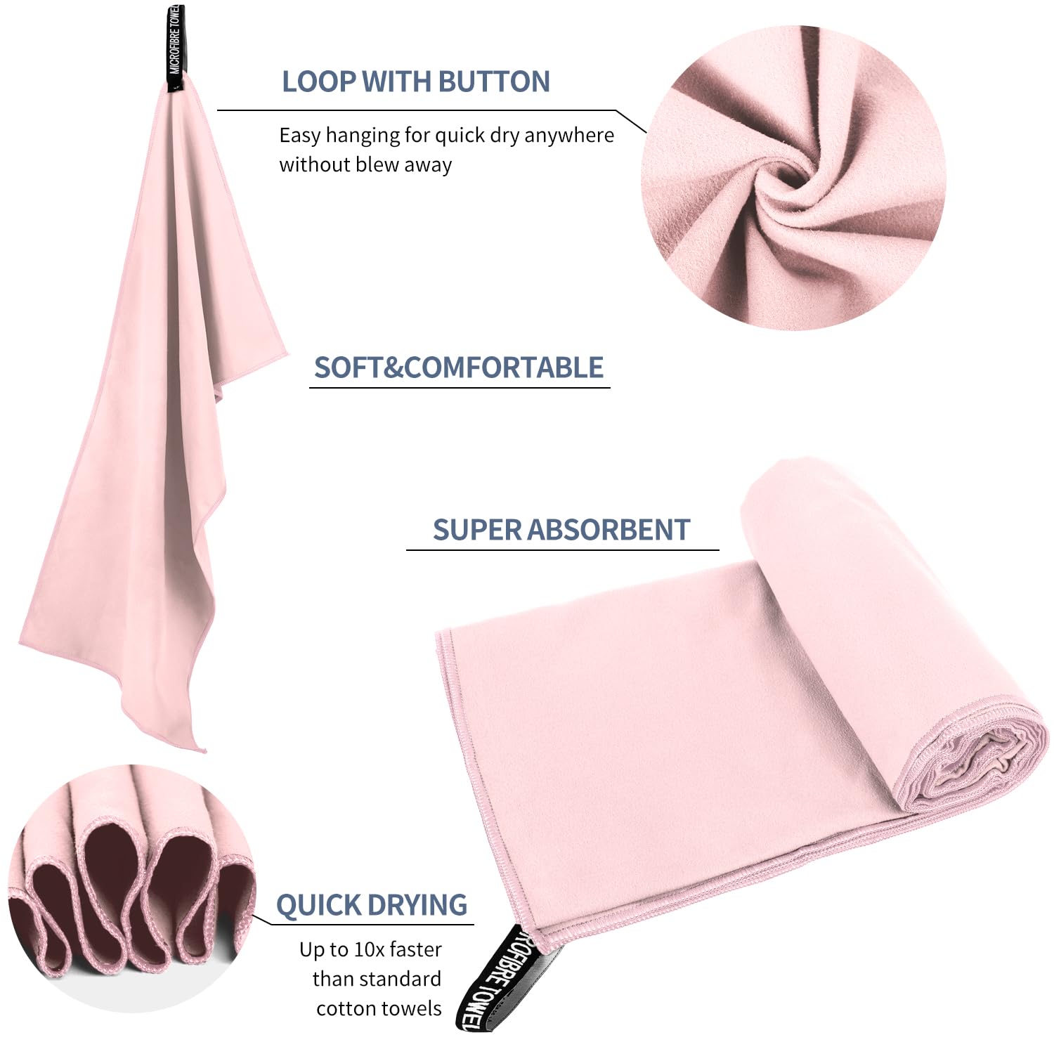 1 PCS 40x80cm Microfiber Gym T - Yoga Fitness Gym recension och pris