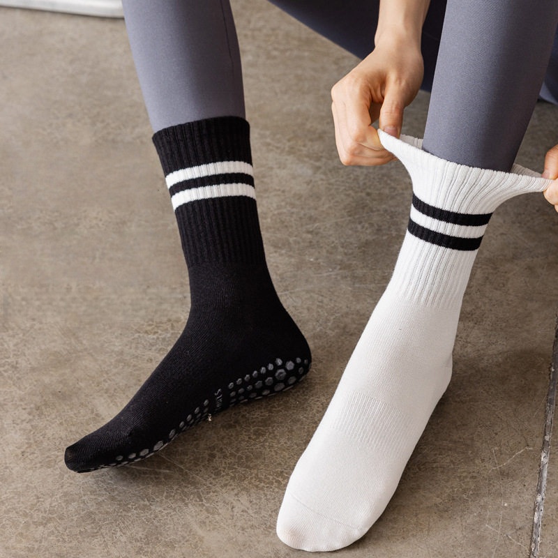 Women Non Slip Yoga Socks, Gri - Yoga Fitness Gym recension och pris