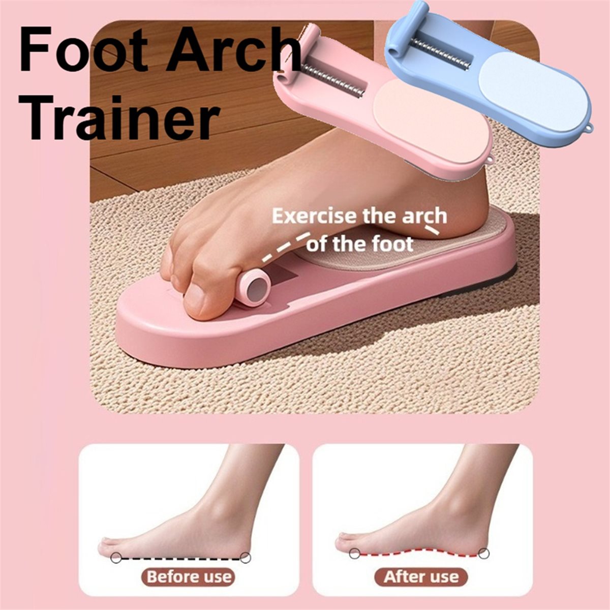 [NEW] Foot Arch Trainer Anti S - Yoga Fitness Toes Arch recension och pris