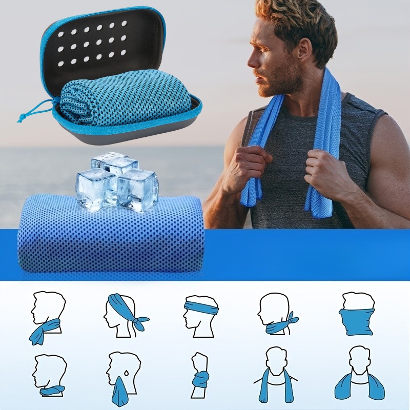 Cooling Sports Towel,Quick Dry - Yoga Fitness Gym recension och pris